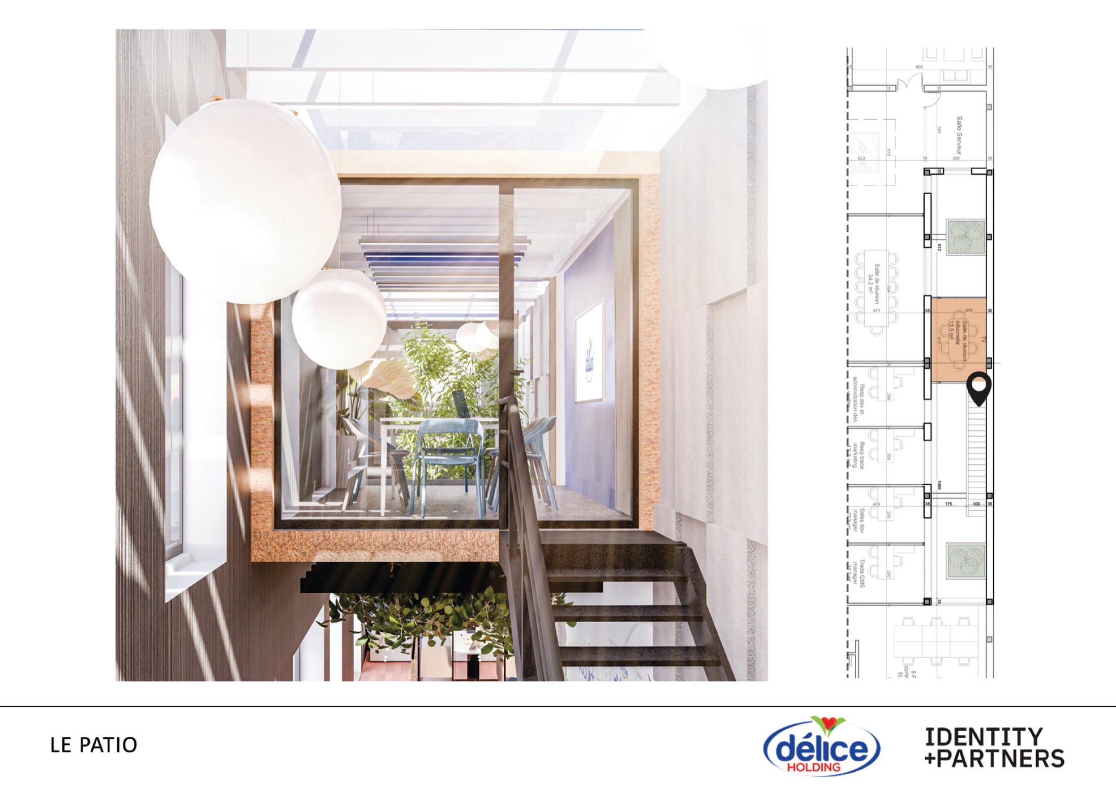 Vue du projet DELICE HOLDING